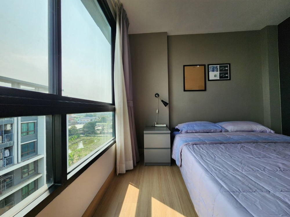 For RentCondoBangna, Bearing, Lasalle : **The room is empty. The decorated room is very beautiful. nice to stay Top floor ** Condo for rent, The Niche Mono Bangna project (The Niche Mono Bangna), only 910 from MRT Si Iam SN431.25