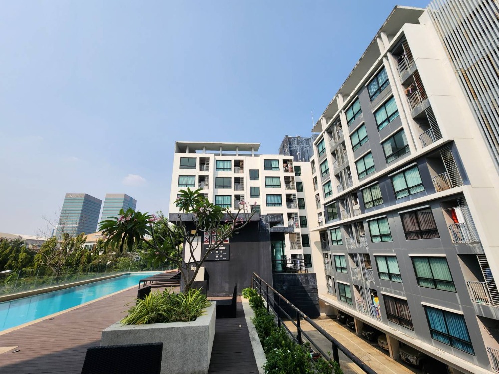 For RentCondoBangna, Bearing, Lasalle : **The room is empty. The decorated room is very beautiful. nice to stay Top floor ** Condo for rent, The Niche Mono Bangna project (The Niche Mono Bangna), only 910 from MRT Si Iam SN431.25