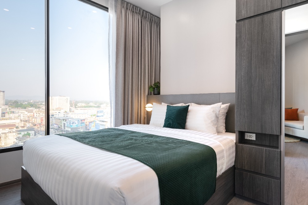 ให้เช่าคอนโดศรีราชา แหลมฉบัง บ้านบึง : ⭐ ให้เช่าคอนโด 1 Bedroom 30sqm. at Hampton Sriracha ⭐ห้องใหม่ Free WIFI⭐