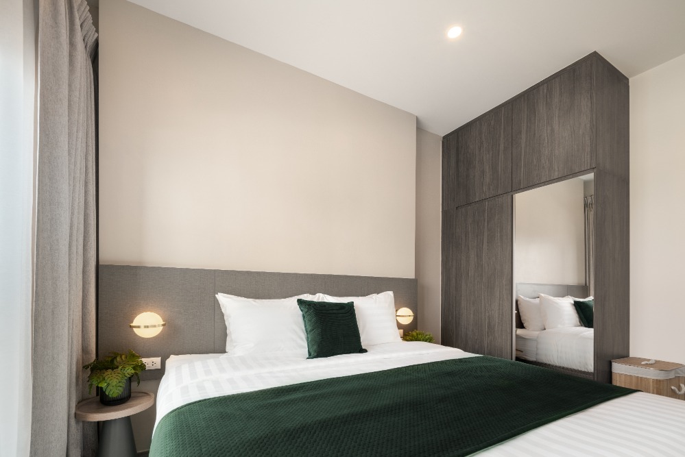 For RentCondoSriracha Laem Chabang Ban Bueng : ✅𝐅𝐫𝐞𝐞 𝐰𝐢𝐟𝐢 ᯤ   2 Bedroom with Internet @ Hampton Sriracha (Accept minimum 6 months Contract)