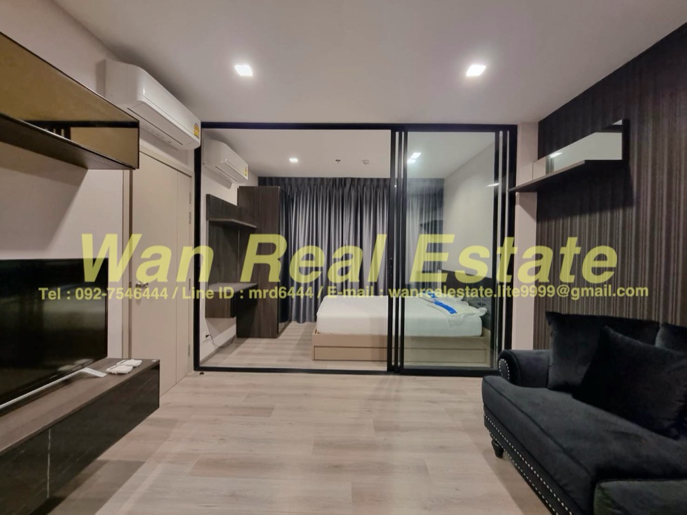 For RentCondoRattanathibet, Sanambinna : Condo for rent, The politan Rive, room in front of the river, 21st floor, size 31 sq m, fully furnished, beautiful, ready to move in
