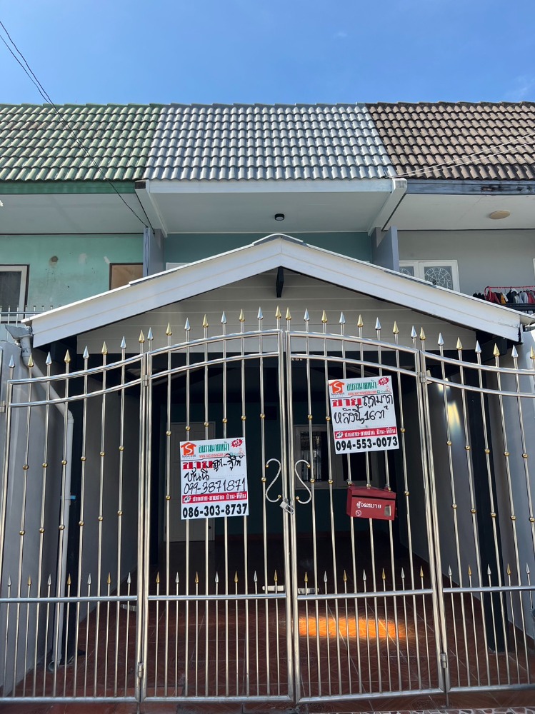 For SaleTownhomeNawamin, Ramindra : 2 storey townhouse for sale, Amarin Village 3, layout 2, Soi Sai Mai 79, area 16 sq m. The house has 2 bedrooms, 2 bathrooms.
