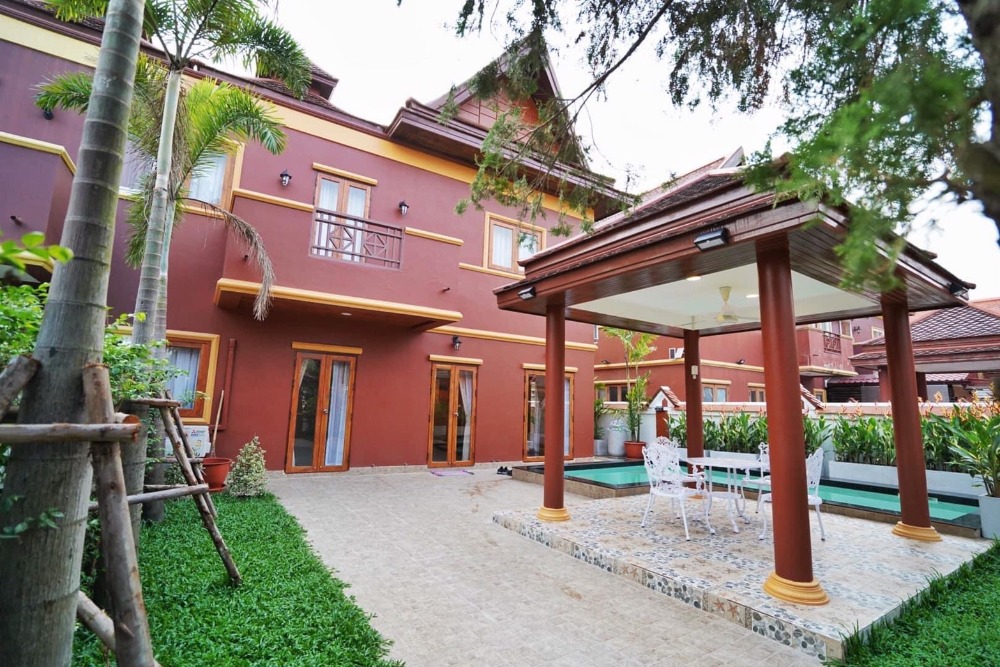 For RentHousePattaya, Bangsaen, Chonburi : Owner post accept agents. Thai style house with pool for rent 3 bedroom / 5 bathroom Pattaya, Chonburi