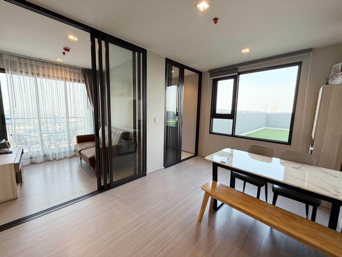 For RentCondoThaphra, Talat Phlu, Wutthakat : 👑Life Sathorn Sierra👑Special Type Room✨FREE WIFI, 3 air conditioners, beautiful view, high floor ✅ have video in the room