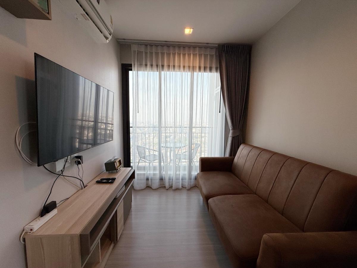 For RentCondoThaphra, Talat Phlu, Wutthakat : 👑Life Sathorn Sierra👑Special Type Room✨FREE WIFI, 3 air conditioners, beautiful view, high floor ✅ have video in the room