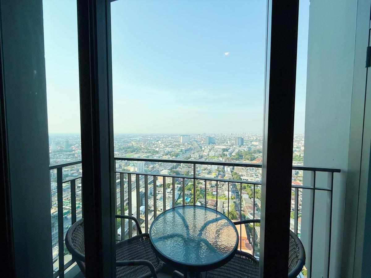 For RentCondoThaphra, Talat Phlu, Wutthakat : 👑Life Sathorn Sierra👑Special Type Room✨FREE WIFI, 3 air conditioners, beautiful view, high floor ✅ have video in the room