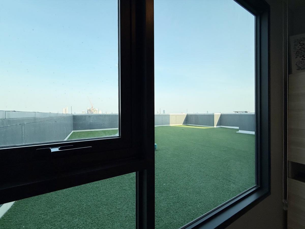 For RentCondoThaphra, Talat Phlu, Wutthakat : 👑Life Sathorn Sierra👑Special Type Room✨FREE WIFI, 3 air conditioners, beautiful view, high floor ✅ have video in the room