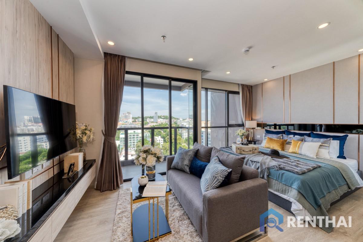 For SaleCondoPattaya, Bangsaen, Chonburi : For sale condo Studio at The Panora Pattaya