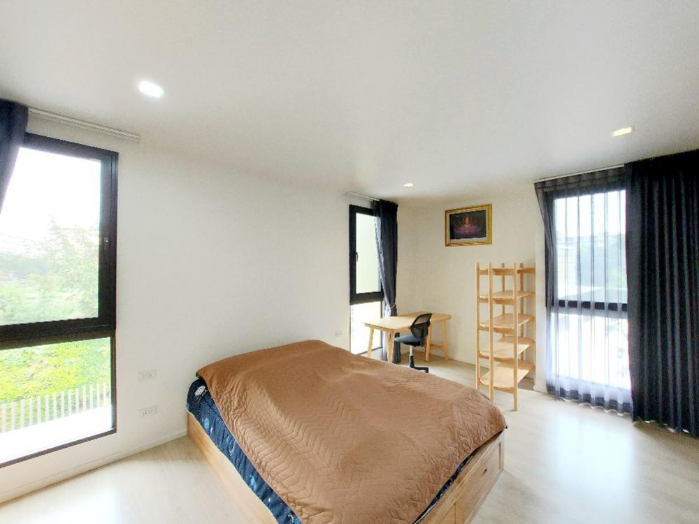 For SaleHousePathum Thani,Rangsit, Thammasat : House for sale AQ Shadi Phahon Yothin-Rangsit, beautiful twin house, corner house, 5 minutes to Thammasat University, teak furniture, security screens throughout the house, 42 sq m.