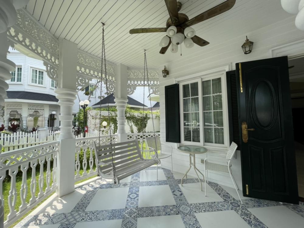For RentHouseBangna, Bearing, Lasalle : Single house for rent, Fantasia Villa 4,Near little walk 5 bedrooms