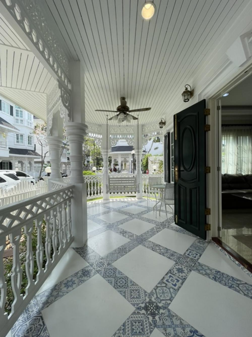 For RentHouseBangna, Bearing, Lasalle : Single house for rent, Fantasia Villa 4,Near little walk 5 bedrooms