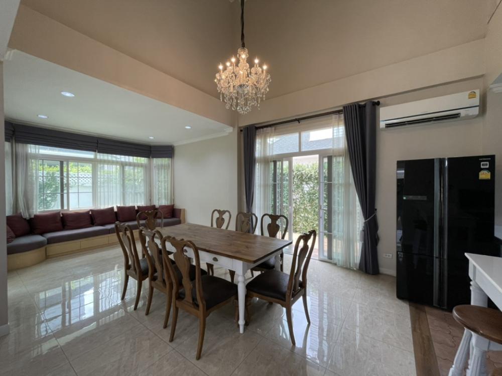 For RentHouseBangna, Bearing, Lasalle : Single house for rent, Fantasia Villa 4,Near little walk 5 bedrooms