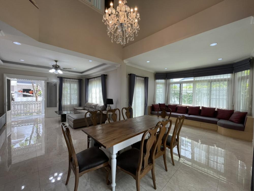 For RentHouseBangna, Bearing, Lasalle : Single house for rent, Fantasia Villa 4,Near little walk 5 bedrooms