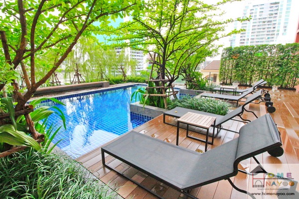 For RentCondoAri,Anusaowaree : Condo for rent, Noble Re d, 2 bedroom, 1 bathroom, 51.16  sq m. Fully furnished, only 30,000 baht, contact ID Line: @Roomdd