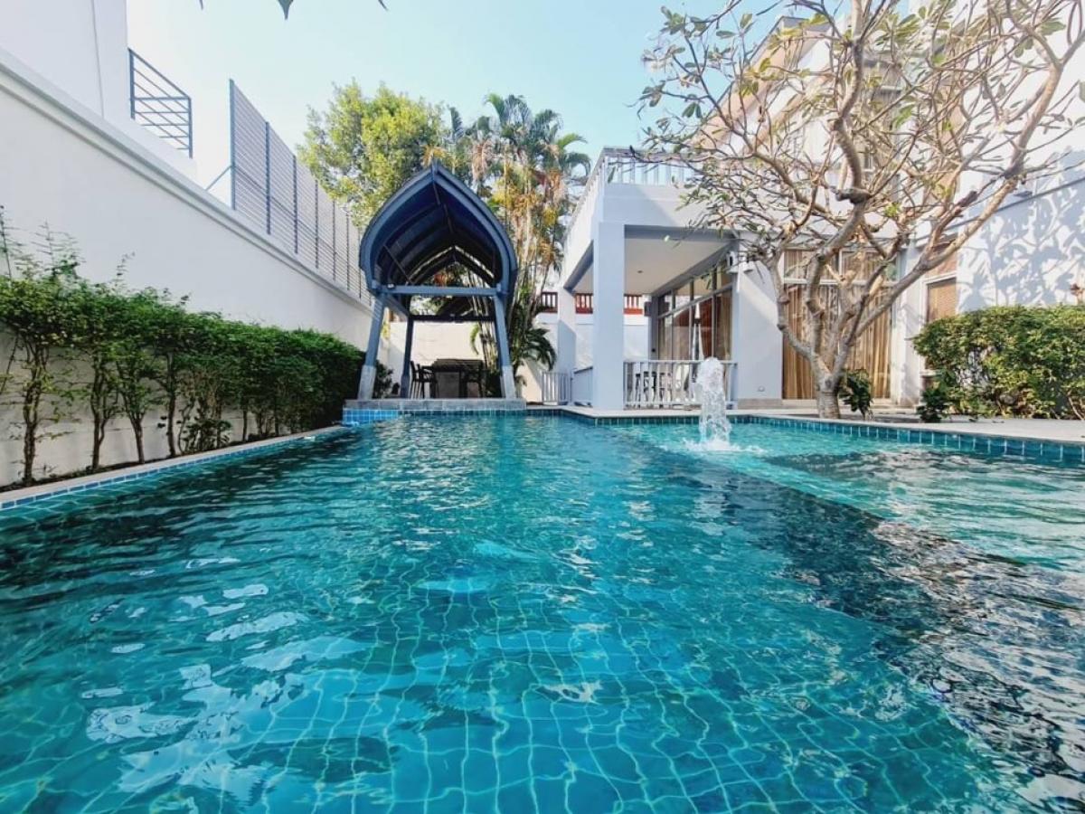 For SalePattaya, Bangsaen, Chonburi : Pool villa, Nagawari Village, near Jomtien Beach, Pattaya, suitable for investment.