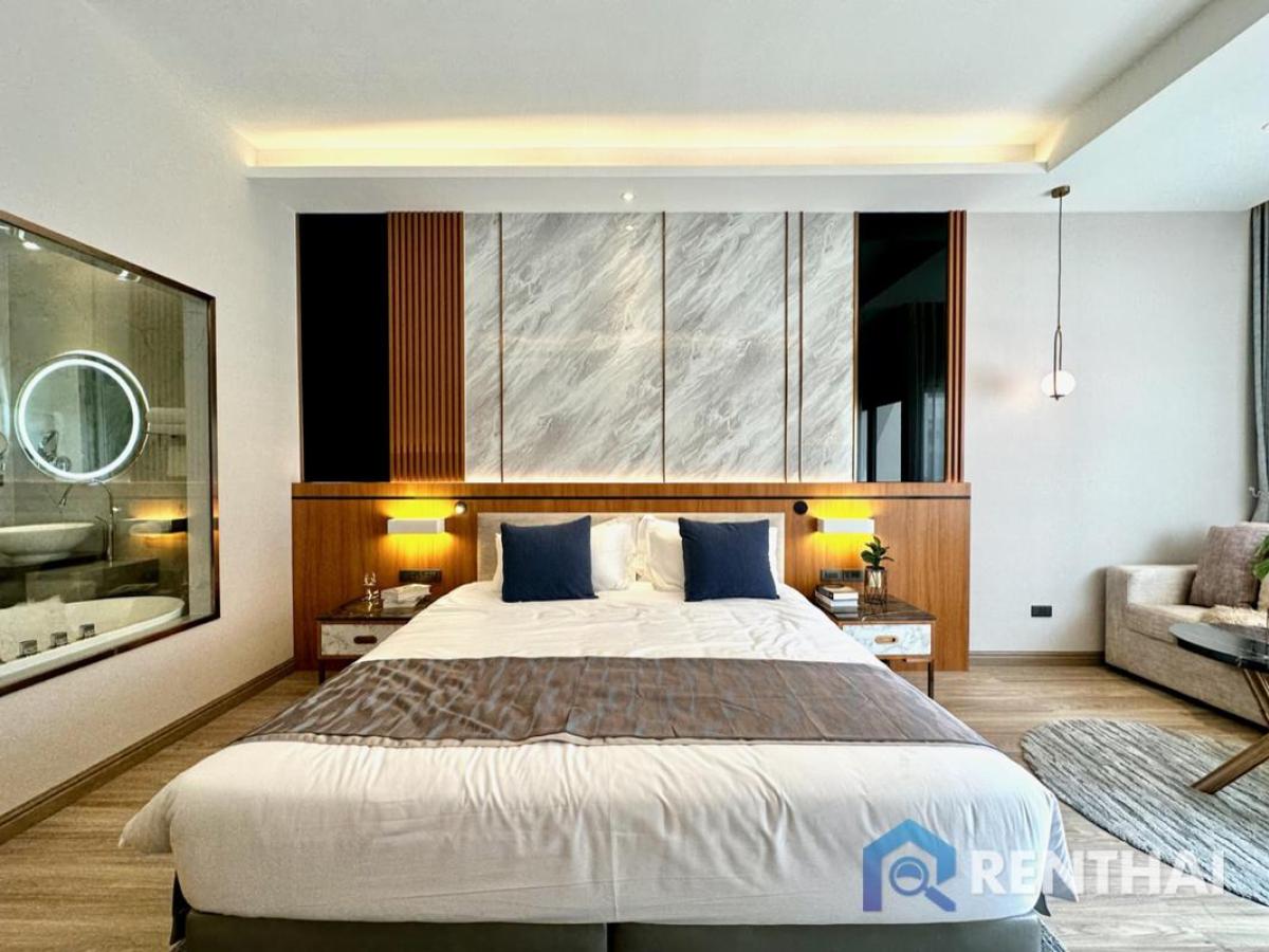 For SaleCondoPattaya, Bangsaen, Chonburi : Own a luxury condo and get passive income 6% per year with Wyndham hotel jomtien