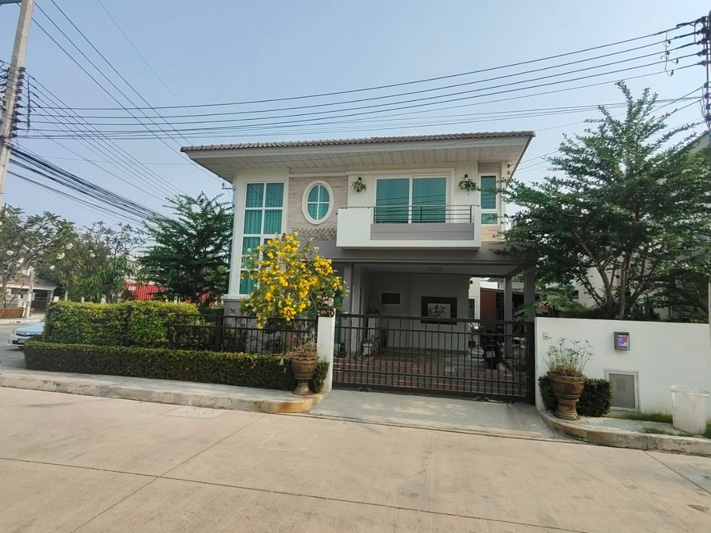 ขายบ้านพระราม 2 บางขุนเทียน : ขาย บ้าน ศุภาลัย เบลล่า วงแหวน พระราม 2 บ้านเดี่ยว 2 ชั้น หลังมุม 64 ตรว 3 ห้องนอน เข้าออกเมืองง่าย ใกล้แสมดำ พันท้ายนรสิงห์ : EL23S-037