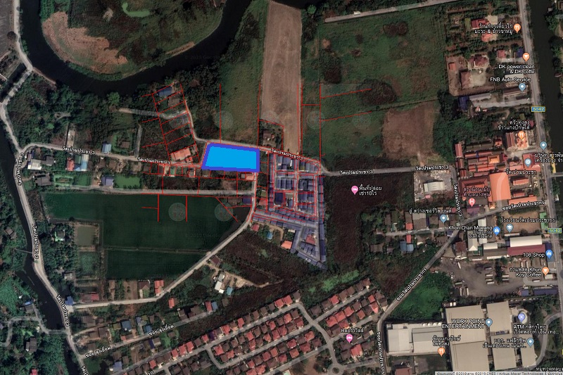 ขายที่ดินปทุมธานี รังสิต ธรรมศาสตร์ : ขาย ที่ดินเปล่า 1 ไร่ 3 งาน 47 ตรว ใกล้ Workpoint รังสิต บางพูน ปทุมธานี วิภาวดี : EL23S-027