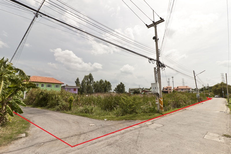 ขายที่ดินปทุมธานี รังสิต ธรรมศาสตร์ : ขาย ที่ดินเปล่า 1 ไร่ 3 งาน 47 ตรว ใกล้ Workpoint รังสิต บางพูน ปทุมธานี วิภาวดี : EL23S-027