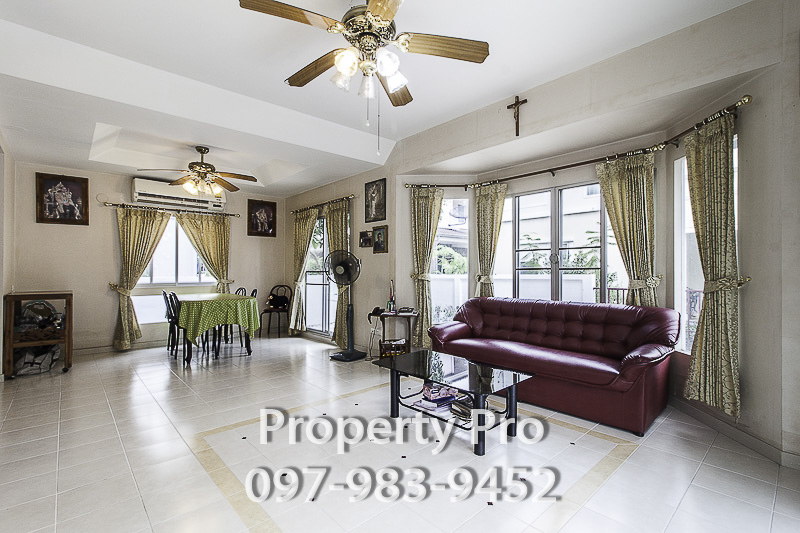 For SaleHousePathum Thani,Rangsit, Thammasat : House for SALE Prueklada Rangsit Klong 4 size 51 sqw 122 sqm 3 bedroom Near to Lamm Luk Ka, Sai Mai : EL23S-036