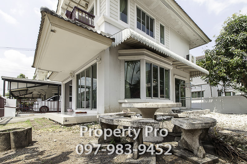 For SaleHousePathum Thani,Rangsit, Thammasat : House for SALE Prueklada Rangsit Klong 4 size 51 sqw 122 sqm 3 bedroom Near to Lamm Luk Ka, Sai Mai : EL23S-036