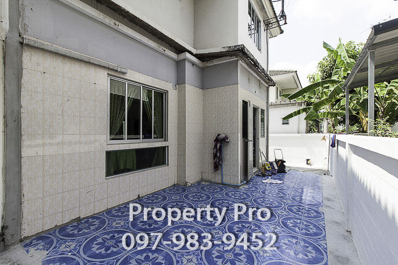 For SaleHousePathum Thani,Rangsit, Thammasat : House for SALE Prueklada Rangsit Klong 4 size 51 sqw 122 sqm 3 bedroom Near to Lamm Luk Ka, Sai Mai : EL23S-036