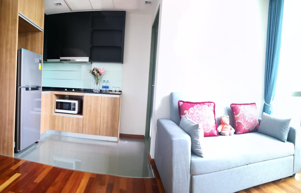 ให้เช่าคอนโดราชเทวี พญาไท : Wish Signature Midtown Siam ✅ 1Bedroom 1Bathroom  ✅ 35sq.m  8th Floor   Fully furnished & electrical equipment