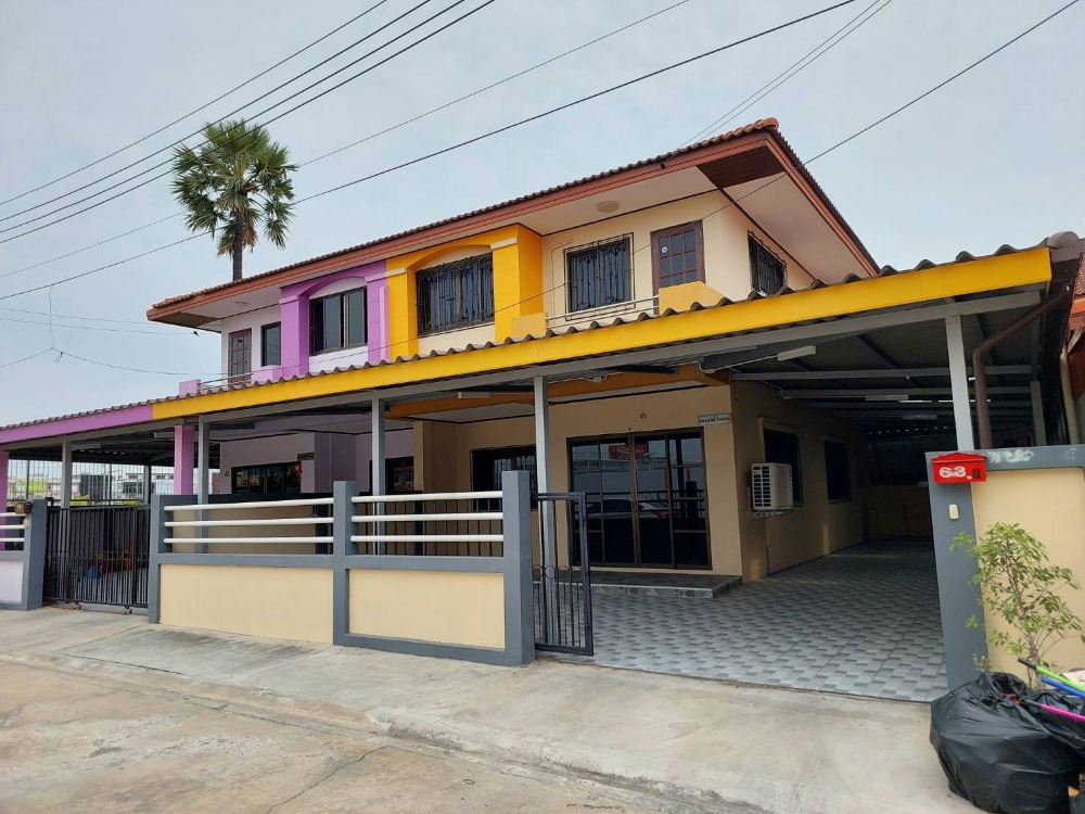 For RentHouseRama5, Ratchapruek, Bangkruai : 🚩For rent, a large twin house, 3 bedrooms, 42 sq m., Bang Krang Soi 28, near Chao Phraya Market, Nonthaburi Province.