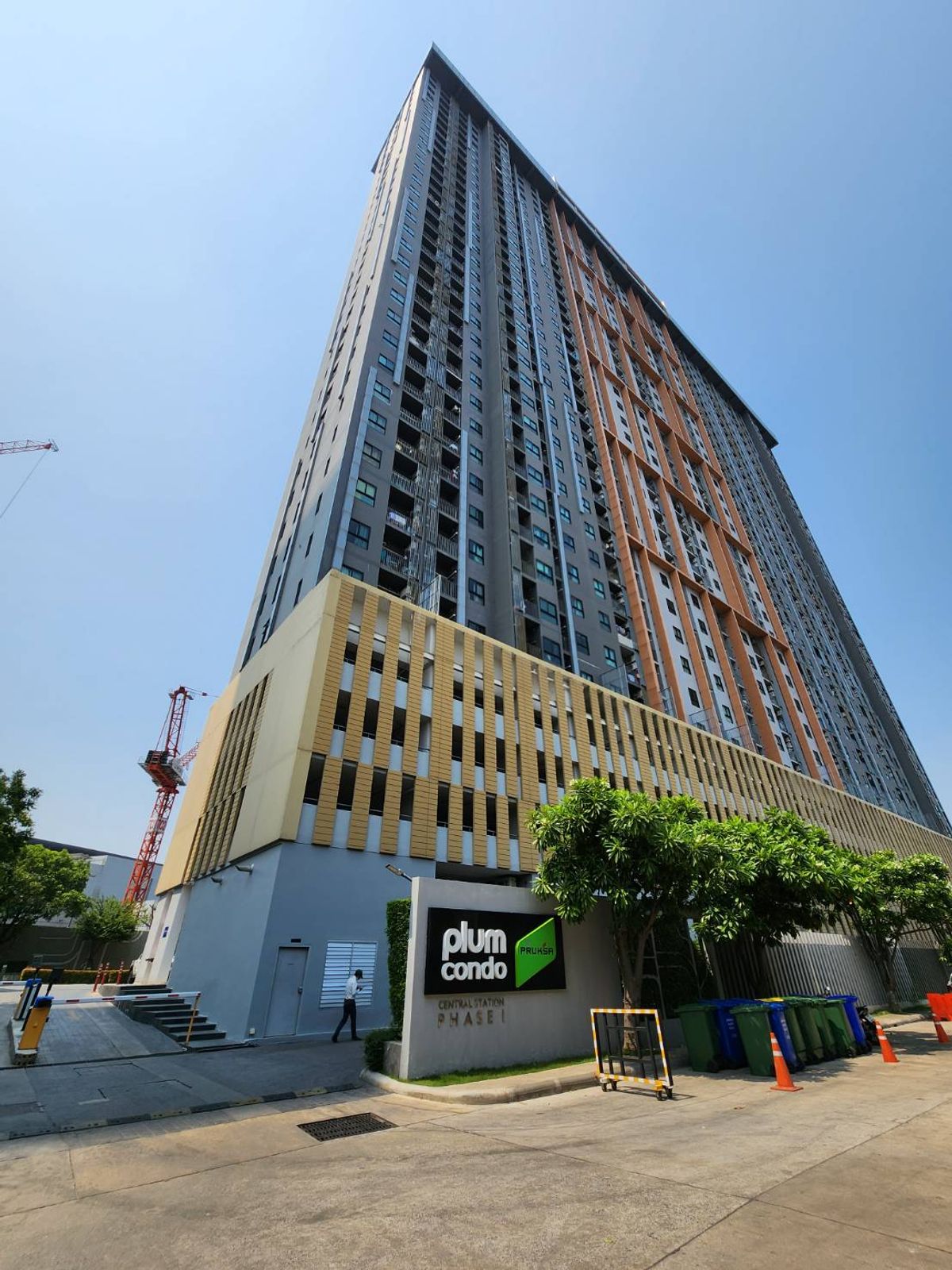 For RentCondoNonthaburi, Bang Yai, Bangbuathong : ** Available room, updated room, cheap price ** .For rent, Plum Condo, Central Station, Bang Yai, Phase 1, cheap price SN490.14