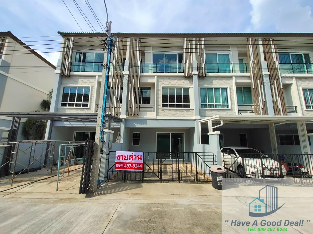 For SaleTownhomeChaengwatana, Muangthong : Townhouse 3 floors, 18.7 square wah, The Plant Citi Chaengwattana