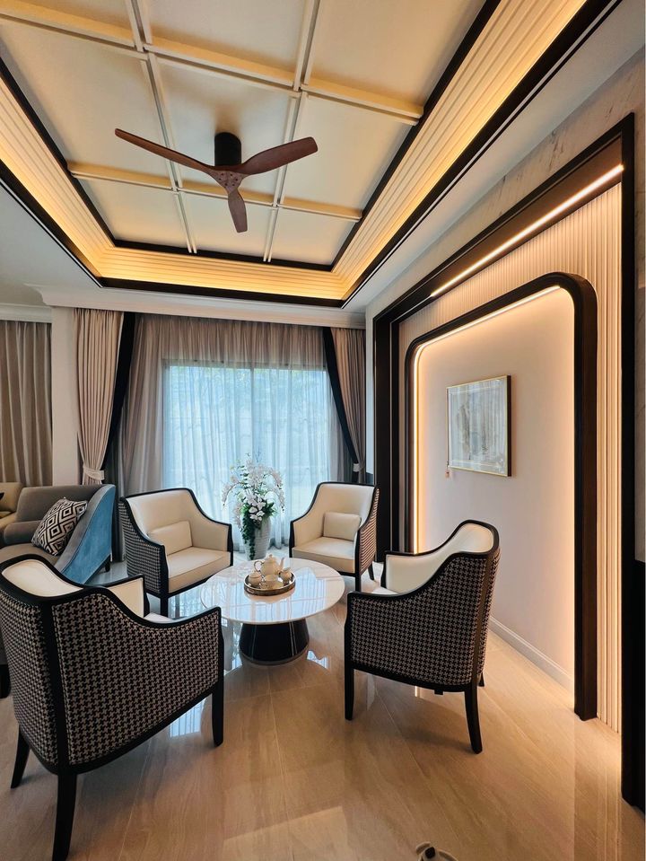 ขายบ้านลาดกระบัง สุวรรณภูมิ : คฤหาสน์หรู งามสง่า เพอร์เฟค มาสเตอร์พีซ สุขุมวิท 77 เนื้อที่ดิน 163 ตรว. Decorated in luxury style พร้อมเข้าอยู่