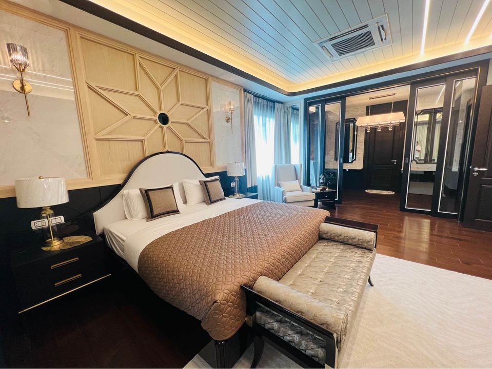 ขายบ้านลาดกระบัง สุวรรณภูมิ : คฤหาสน์หรู งามสง่า เพอร์เฟค มาสเตอร์พีซ สุขุมวิท 77 เนื้อที่ดิน 163 ตรว. Decorated in luxury style พร้อมเข้าอยู่