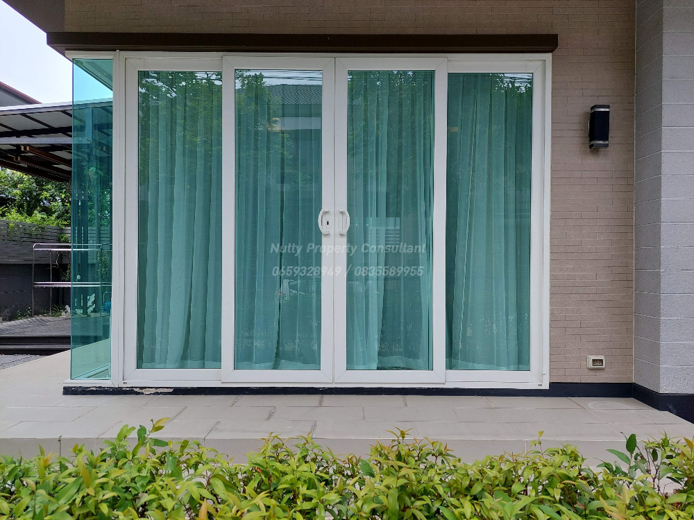 For SaleHouseBangna, Bearing, Lasalle : Luxury detached house in Soi Ratchawinit Bangkaew, only 98 units, the largest house type in the project.