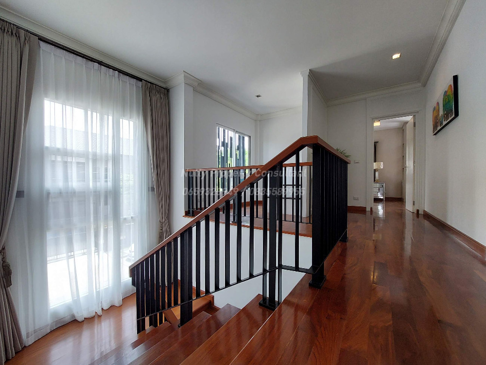 For SaleHouseBangna, Bearing, Lasalle : Luxury detached house in Soi Ratchawinit Bangkaew, only 98 units, the largest house type in the project.