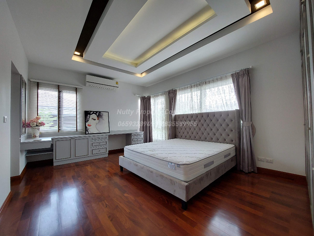 For SaleHouseBangna, Bearing, Lasalle : Luxury detached house in Soi Ratchawinit Bangkaew, only 98 units, the largest house type in the project.