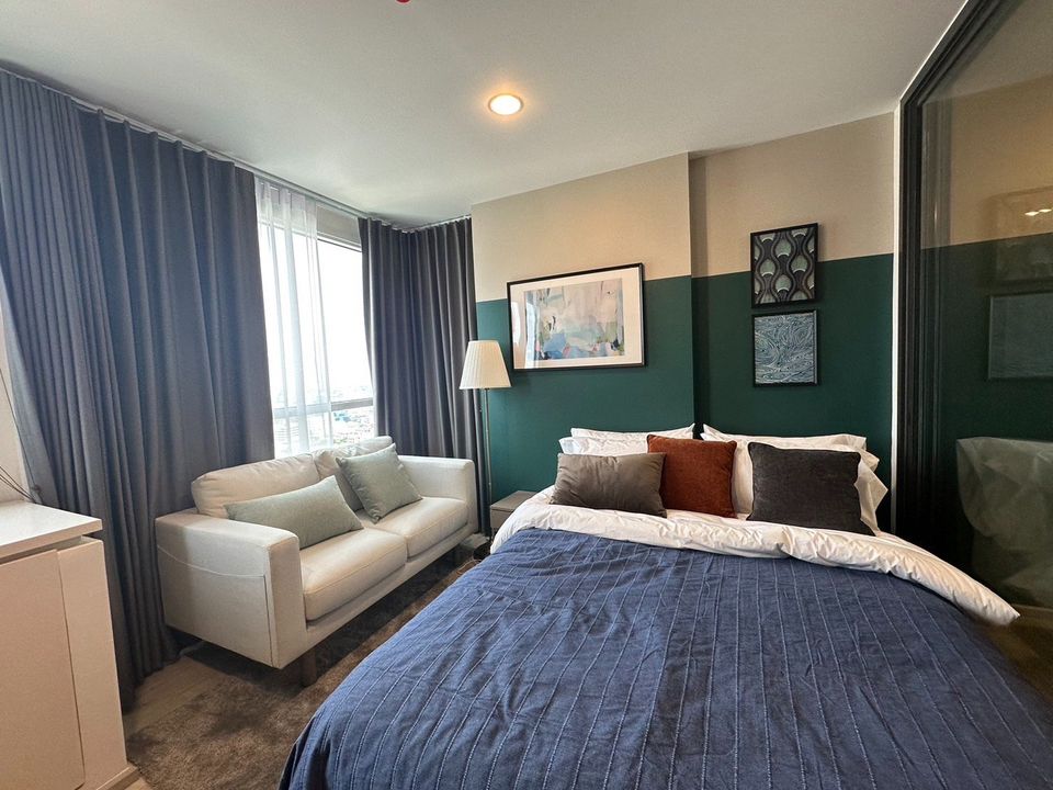 For RentCondoRatchadapisek, Huaikwang, Suttisan : 📍Rds-0048 Condo for rent, XT Huaikhwang (XT Huai Khwang), beautiful view, overlooking the whole city of Bangkok 📍