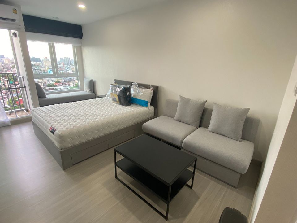 For RentCondoPinklao, Charansanitwong : 📍Rds-0050 Condo for rent at Supalai Park, Yaek Fai Chai Station Size 29.5 sq m. Open view 📍