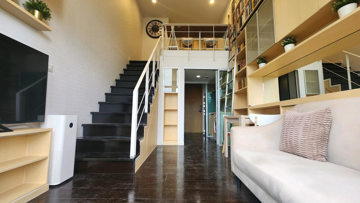 ให้เช่าคอนโดสุขุมวิท อโศก ทองหล่อ : Ideo Morph 38 | ให้เช่าห้องดูเพล็ก 1 ห้องนอน ทำเลสะดวกใจกลางเมือง ตึก Pet Friendly วิวสีเขียวผ่อนคลาย