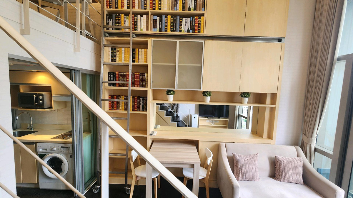 ให้เช่าคอนโดสุขุมวิท อโศก ทองหล่อ : Ideo Morph 38 | ให้เช่าห้องดูเพล็ก 1 ห้องนอน ทำเลสะดวกใจกลางเมือง ตึก Pet Friendly วิวสีเขียวผ่อนคลาย