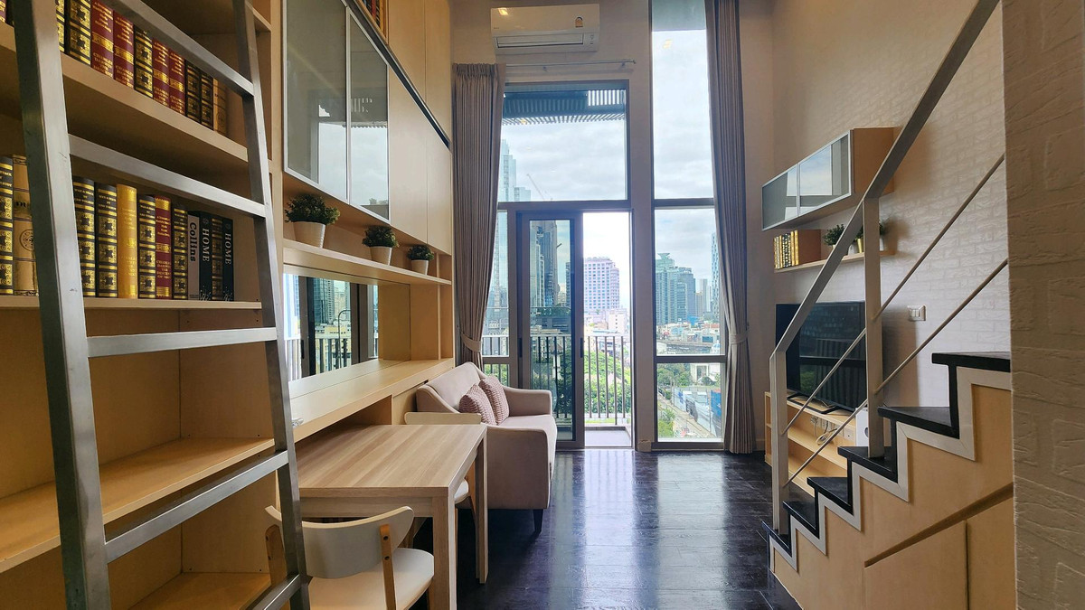 ให้เช่าคอนโดสุขุมวิท อโศก ทองหล่อ : Ideo Morph 38 | ให้เช่าห้องดูเพล็ก 1 ห้องนอน ทำเลสะดวกใจกลางเมือง ตึก Pet Friendly วิวสีเขียวผ่อนคลาย