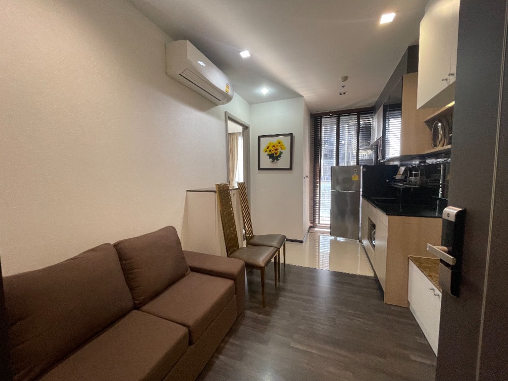 For SaleCondoRama9, Petchburi, RCA : Owner post Loss sale, The Line Asoke Ratchada, 1 bedroom, ready to move in, 8th floor, garden view, fully furnished, ready to move in, only 4.49 million