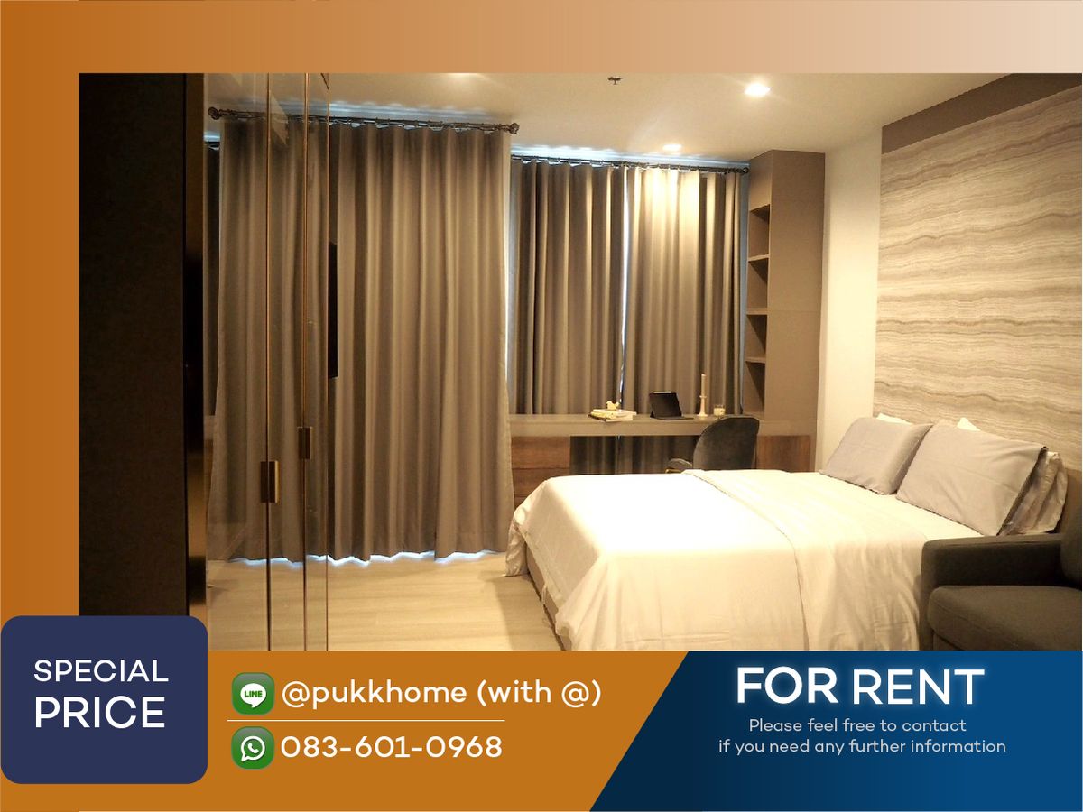 For RentCondoWitthayu, Chidlom, Langsuan, Ploenchit : Life One Wireless ✨ Fully Furnished High Floor 📞Line @pukkhome (with @)