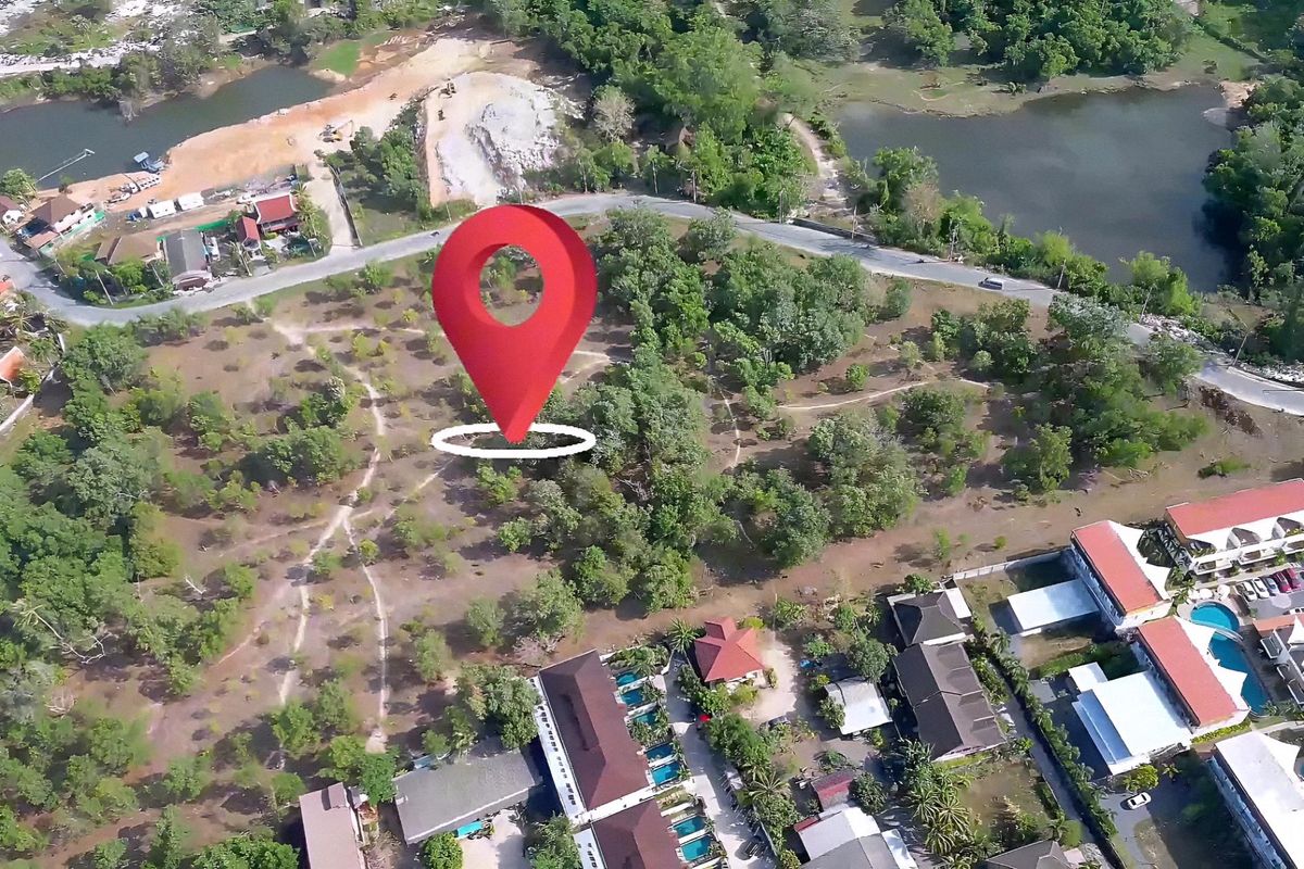 For SaleLandPhuket : Land for sale, Phuket, Kamala Subdistrict, beautiful plot, good location, near the beach 1.2 km, 22 rai, width 400 m.