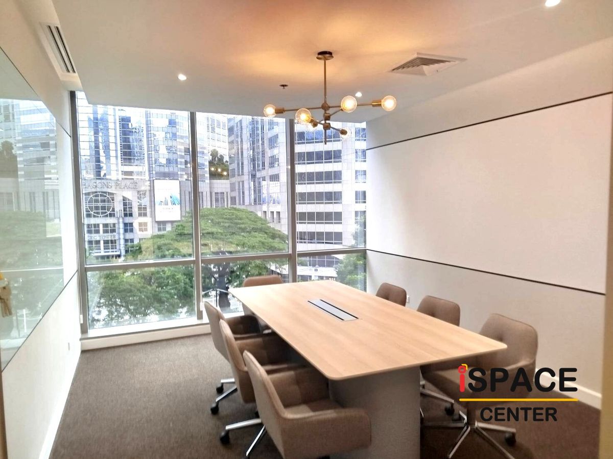For RentOfficeWitthayu, Chidlom, Langsuan, Ploenchit : 🚩Office for rent, BTS Ploenchit, well decorated. Ready to work, suitable for co-working space, very convenient to travel, Grade A Office Building, good view.