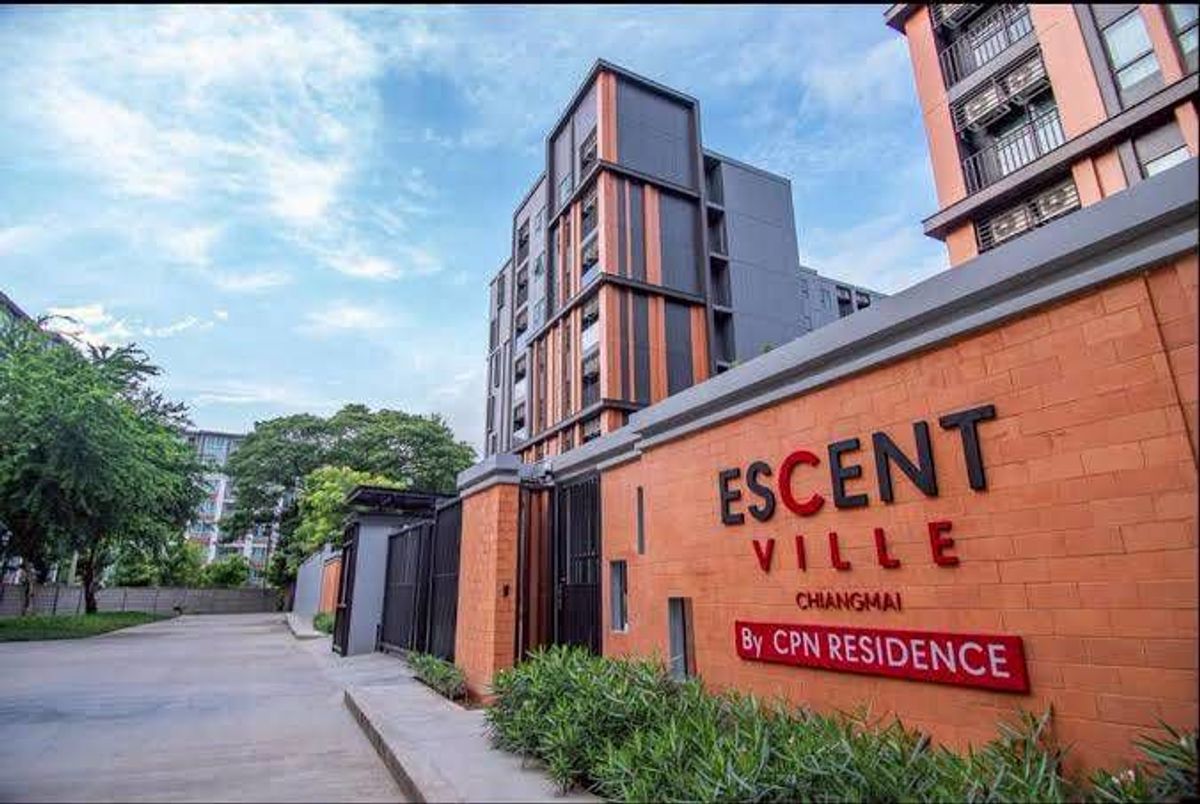 ให้เช่าคอนโดเชียงใหม่ : ให้เช่า Escent Ville ชั้น 3 Size 25ตรม. ☎️(ตุ๊ก) 098-396-3626