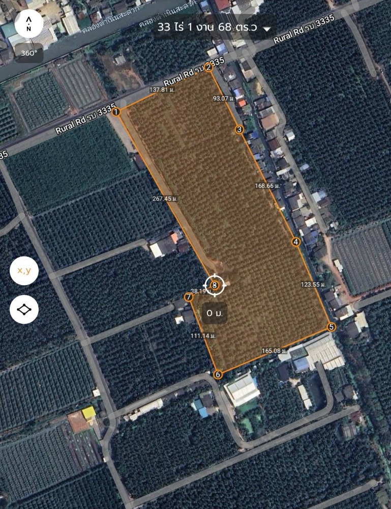 ขายที่ดินราชบุรี : ขายสวนมะพร้าวน้ำหอม 16 ไร่  พร้อมตัด หลัก 5 ดำเนินสะดวก ราชบุรี