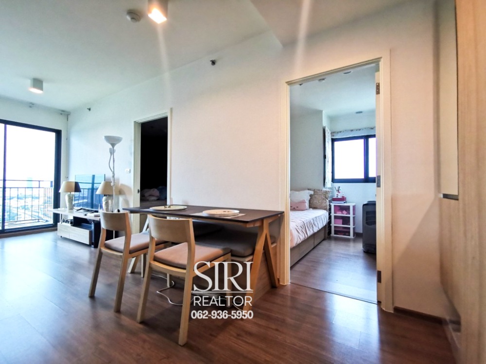 For SaleCondoRama3 (Riverside),Satupadit : Not affected by the earthquake | Urgent Sale‼️ 2 bedrooms, high floor, river view, fully furnished