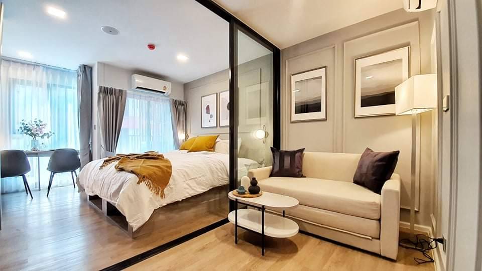 ให้เช่าคอนโดปทุมธานี รังสิต ธรรมศาสตร์ : ให้เช่าคอนโด เคฟ ทียู 1 Bedroom Extra 11,000 บ/ด ขนาด 27.35 ตรม ตึก B ชั้น 5
