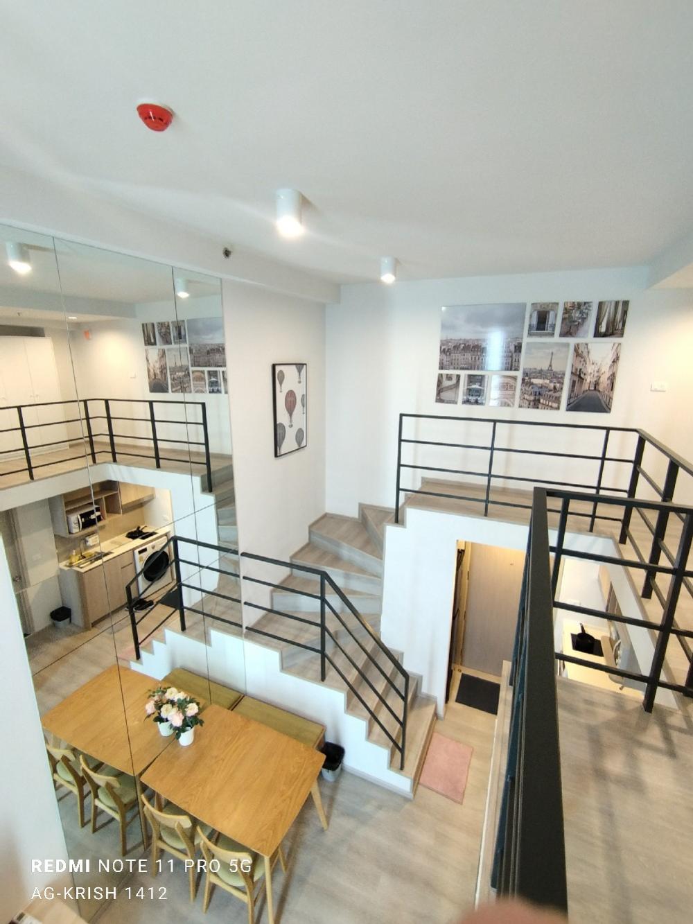 For RentCondoPinklao, Charansanitwong : 🏙️New 2-story room, beautifully decorated, along the Chao Phraya River @Ideo charan70, ready to move in 📲0616395225🌌