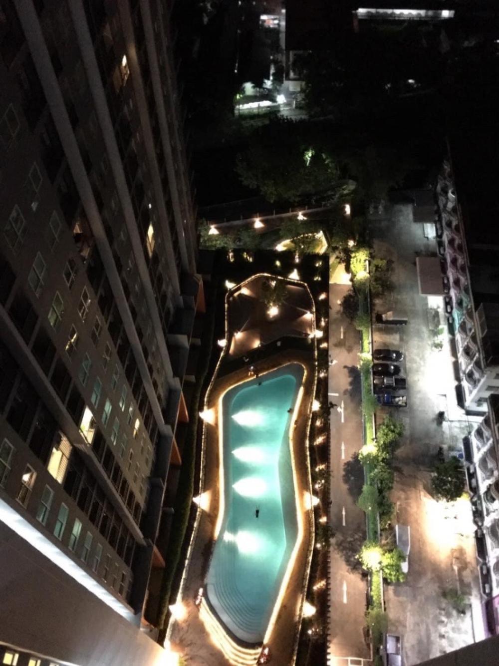 For RentCondoBang kae, Phetkasem : Condo for rent at Chewathai Petchkasem 27 (opposite Siam University) near BTS Bang Wa interchange MRT ❗️ There is a washing machine, size 24 sq m, floor 24 (pool view).